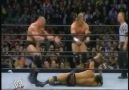 The Rock Vs Triple H Vs Brock Lesnar - 2002 [HQ]