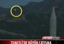 TUNCELİDE ÇATIŞMA ANI