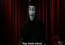 V For Vendetta (2005)  ''V'' Sesleniş Sahnesi