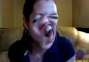 Webcam efektlerini görünce mala bağlayan kadın x))