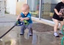 Cute BABY - Funny Baby Playing With Water - Fun and Fails Baby Video