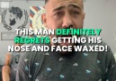It&Gone Viral - Man Regrets Getting His Nose And Face Waxed